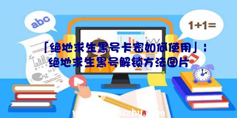 「绝地求生黑号卡密如何使用」|绝地求生黑号解锁方法图片